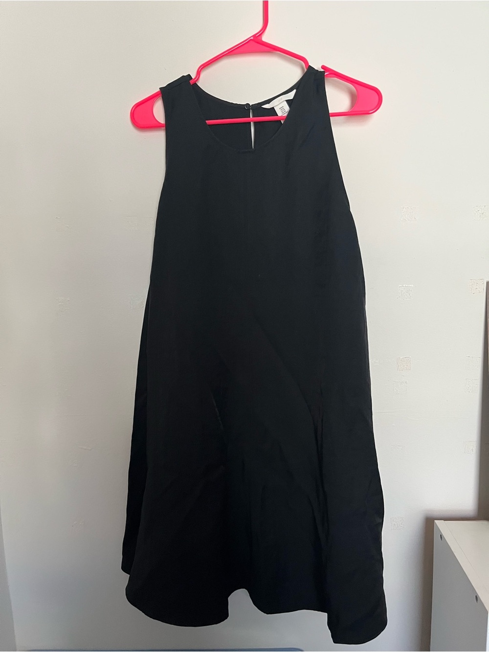 H&M Black Sleeveless A-Line Babydoll Dress - XL